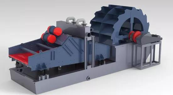  洗砂回收一體機